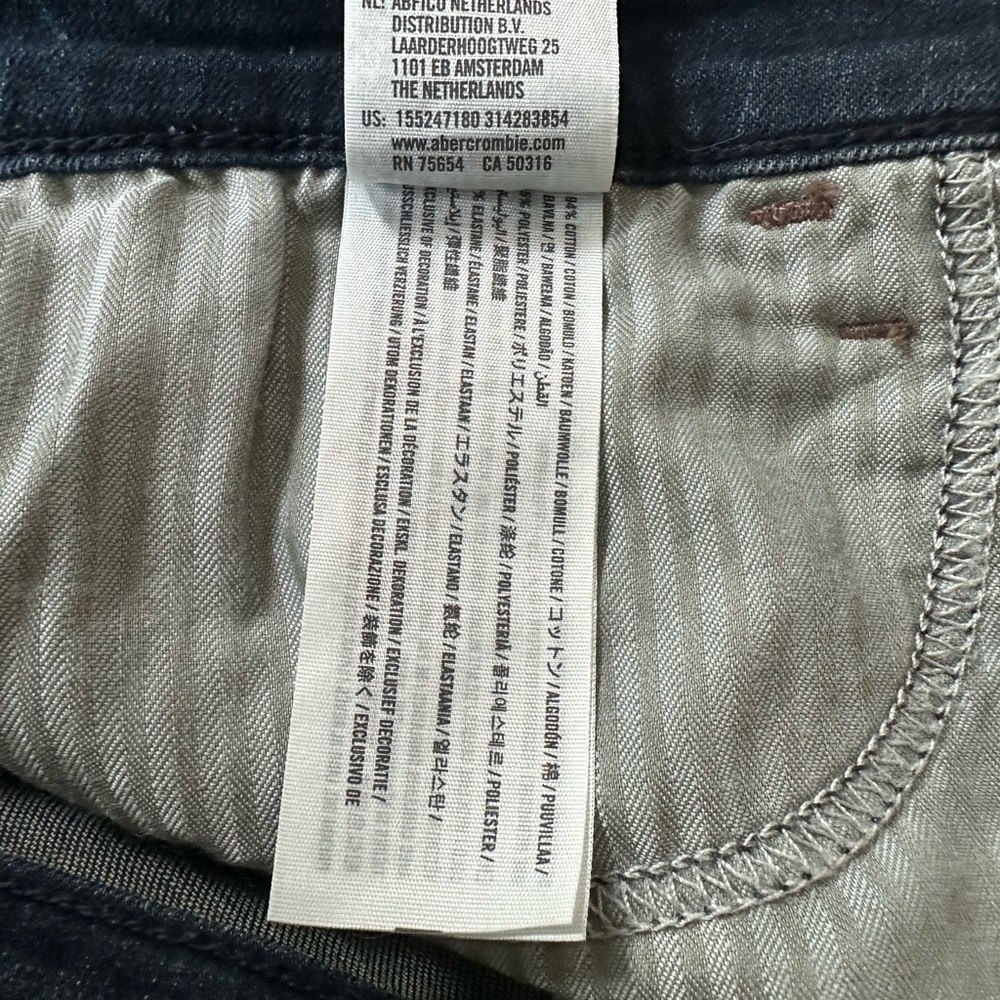 Abercrombie & Fitch Blue Skinny Jeans - Picture 7 of 7
